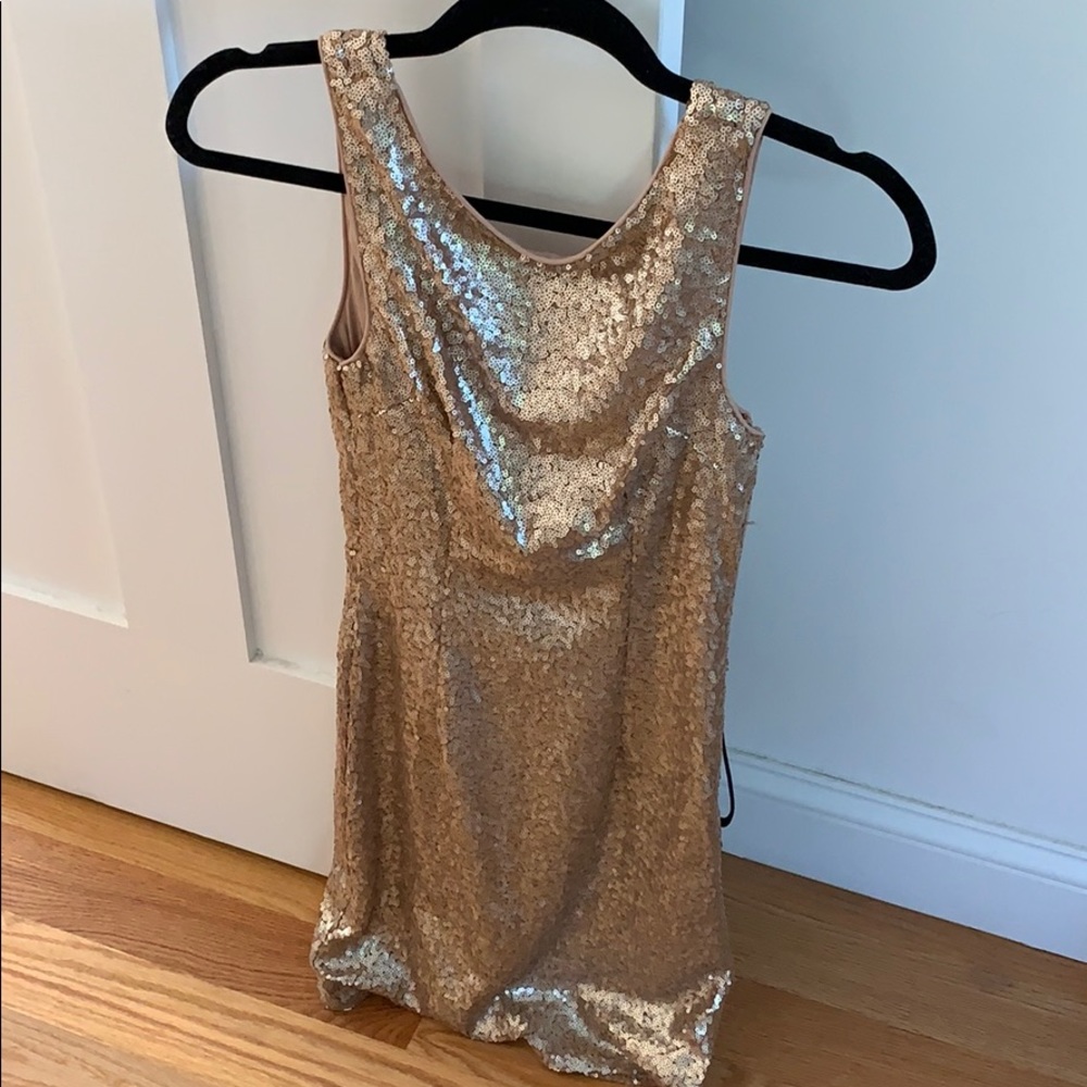 Sequin Gold Lulu’s Dress